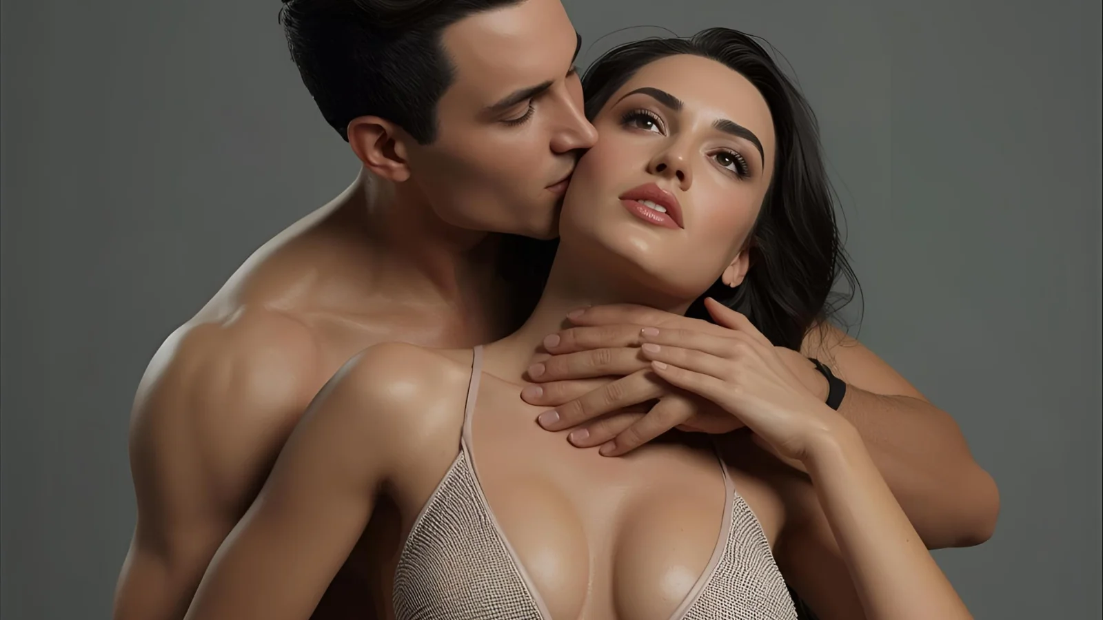 hentai caption paizuri bimbo