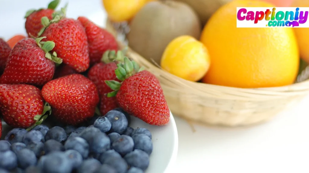 Healthy Fruit Captions