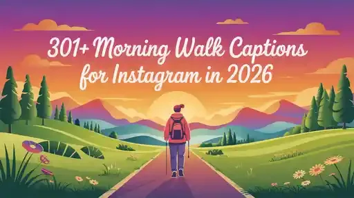 Morning Walk Captions for Instagram