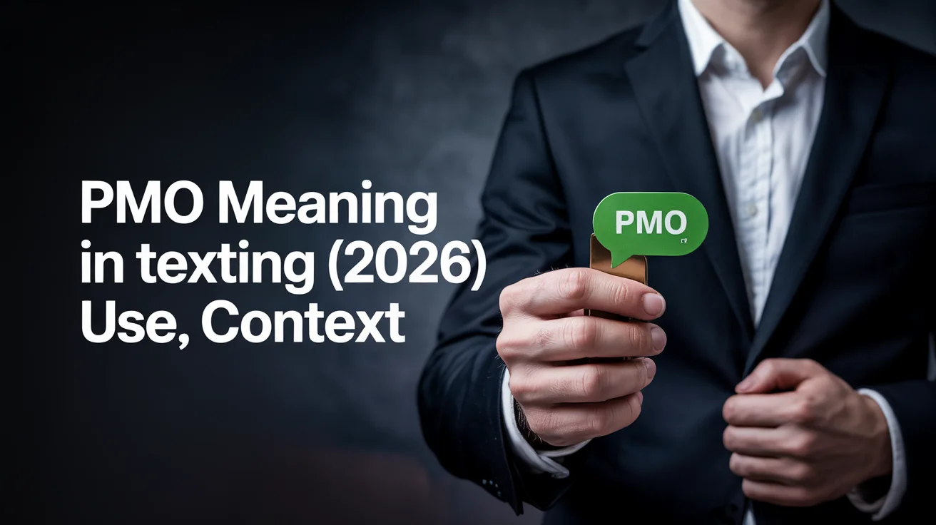 PMO Meaning in Texting