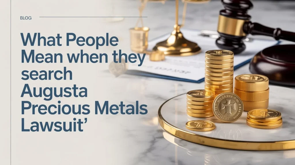 What People Mean When They Search “Augusta Precious Metals Lawsuit”