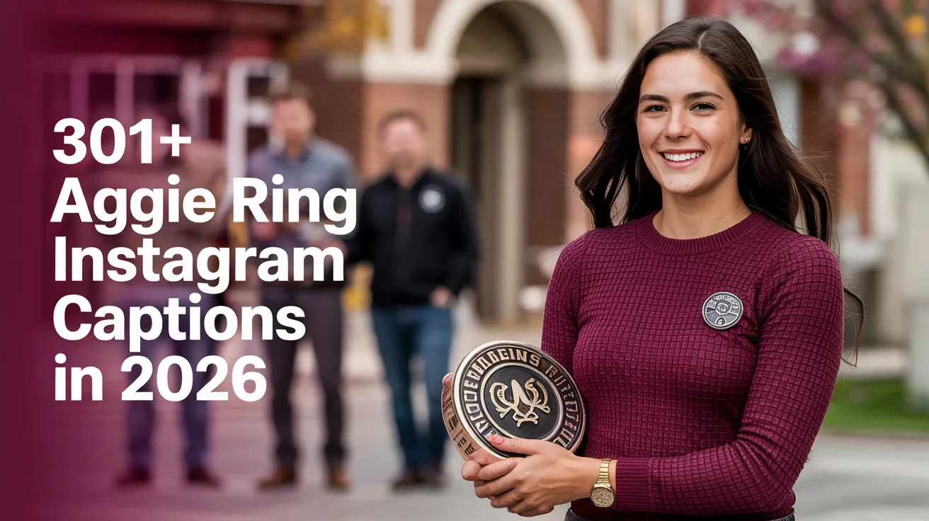 Aggie Ring Instagram Captions