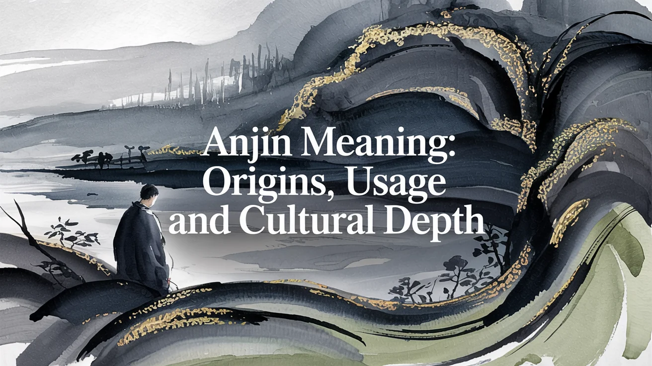 Anjin Meaning