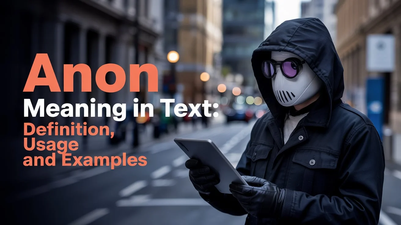 Anon Meaning in Text