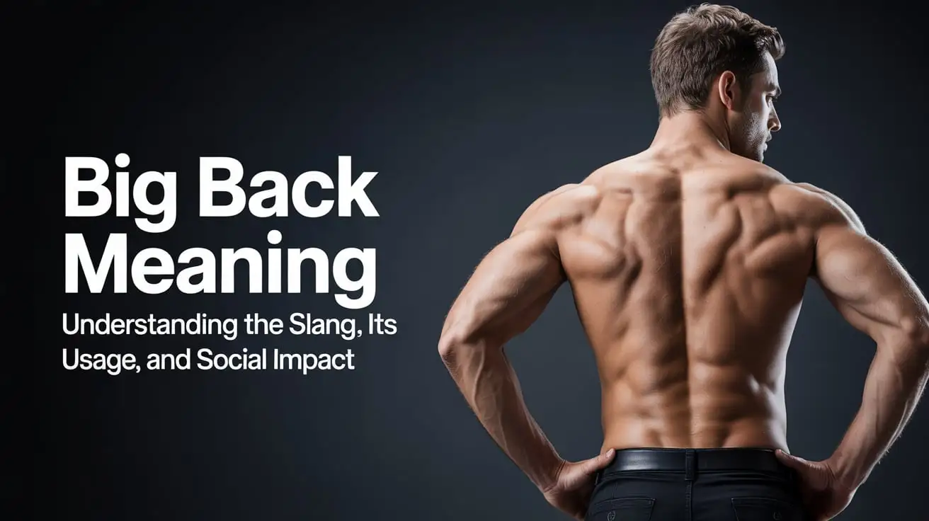 Big Back Meaning