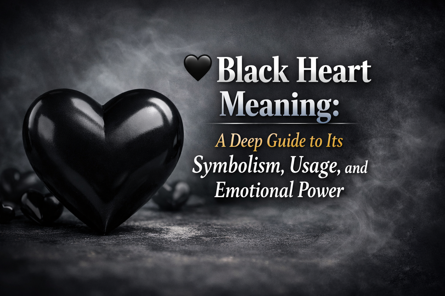 Black Heart Meaning