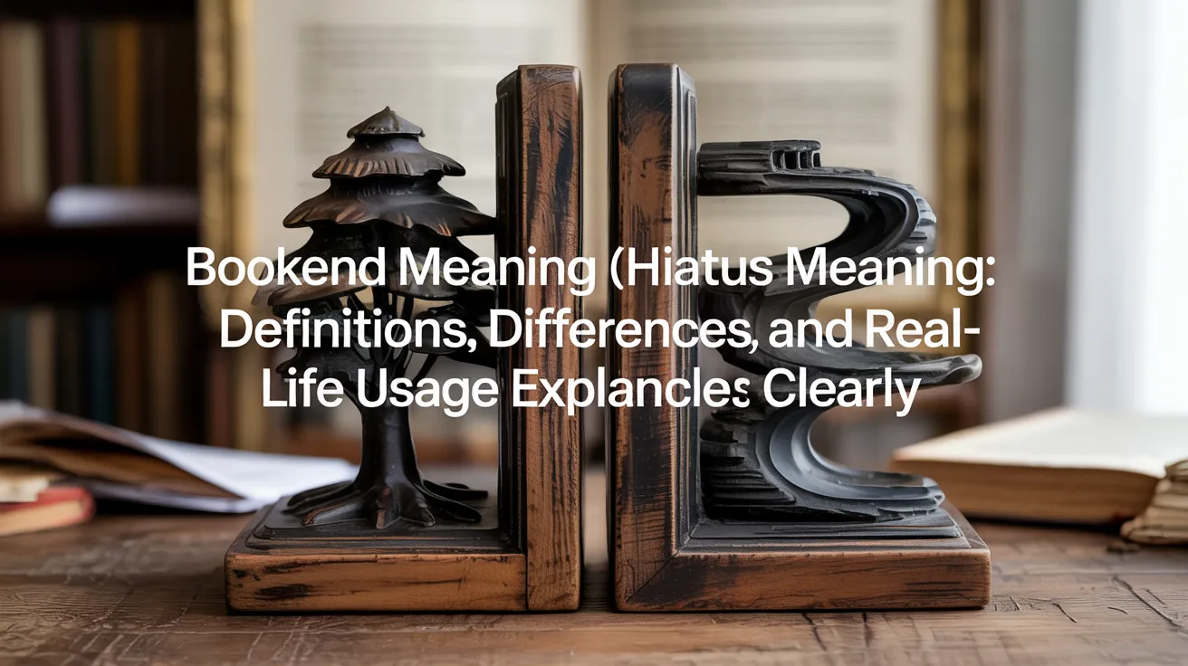 Bookend Meaning (Hiatus Meaning