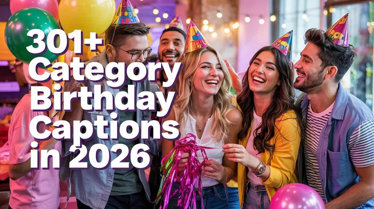 Category Birthday Captions
