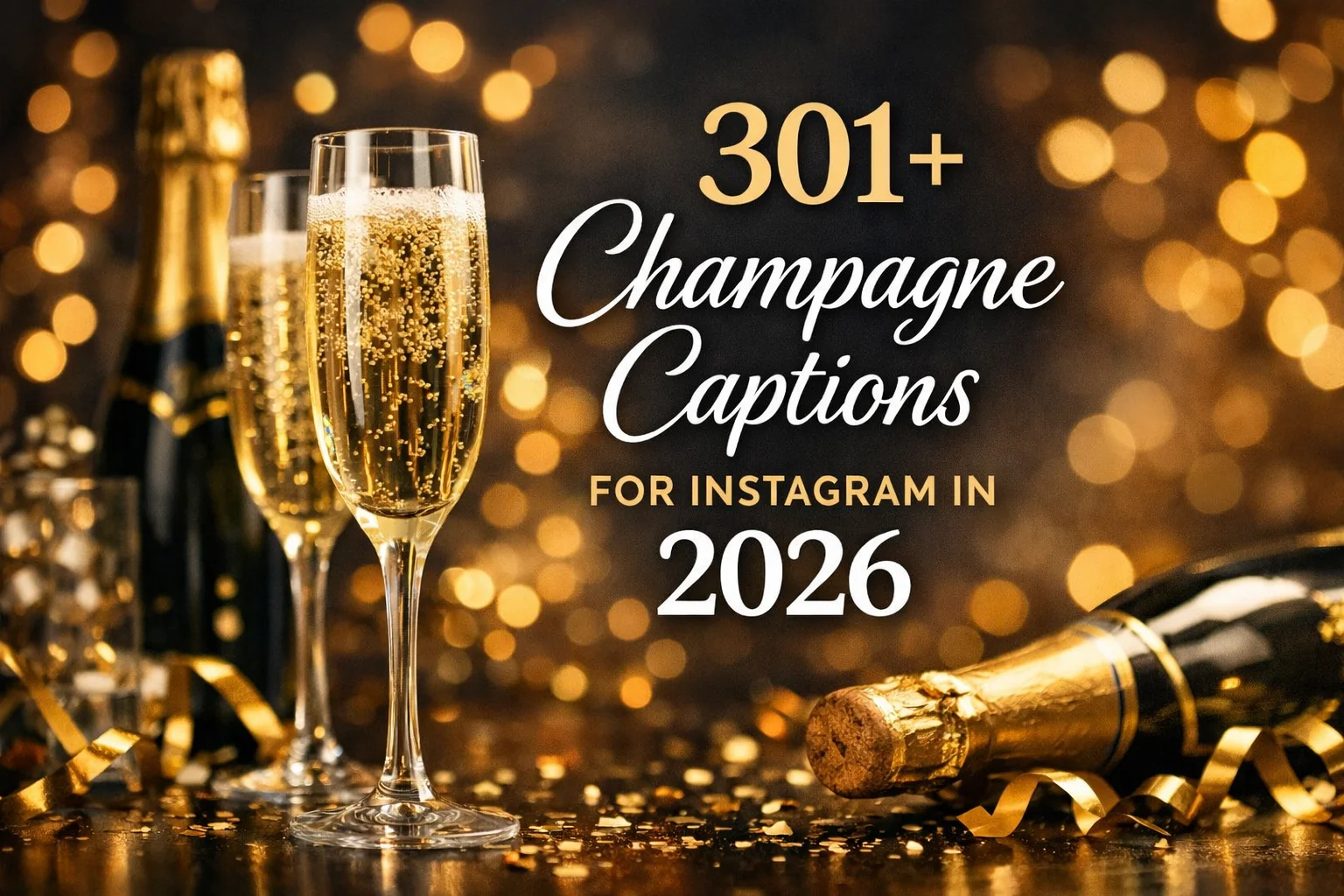 Champagne Captions for Instagram