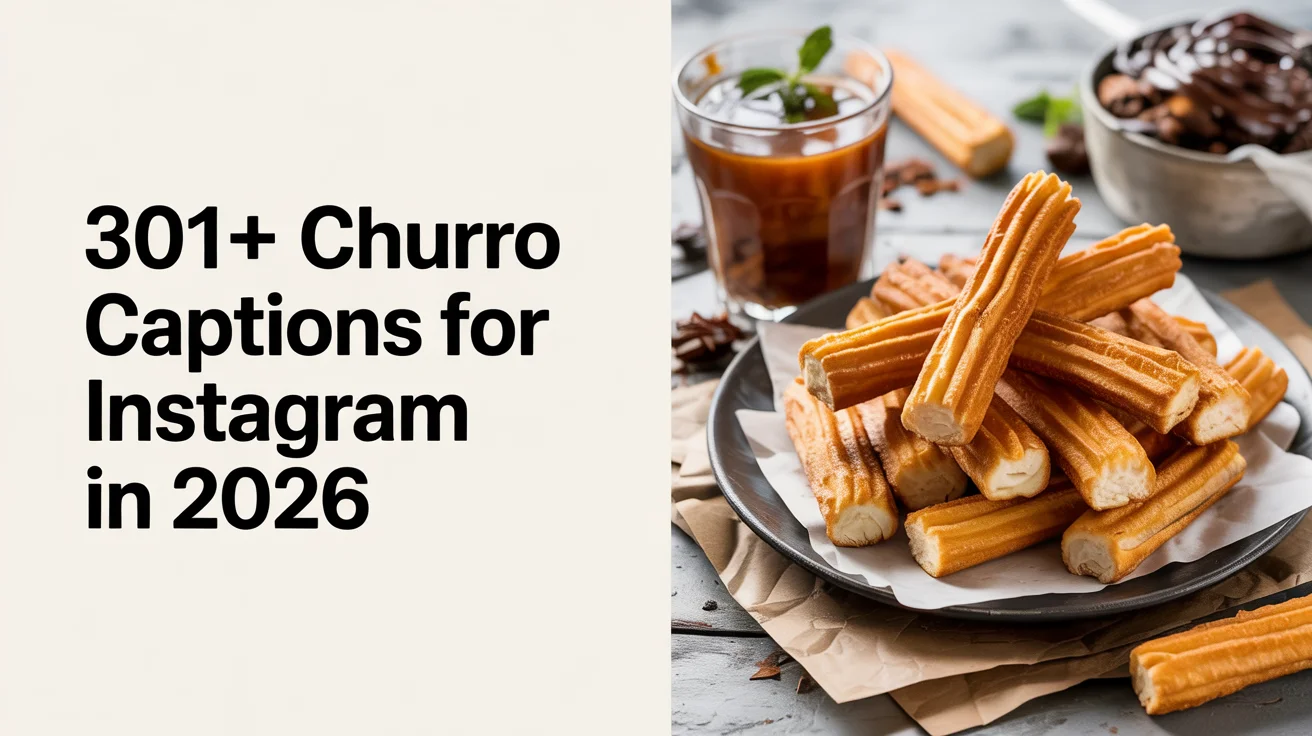 Churro Captions for Instagram