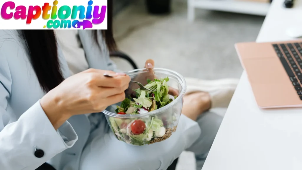 Clean Eating Salad Captions