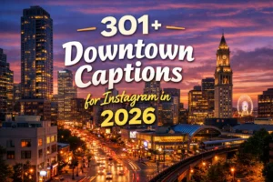 Downtown Captions for Instagram