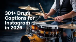 Drum Captions for Instagram