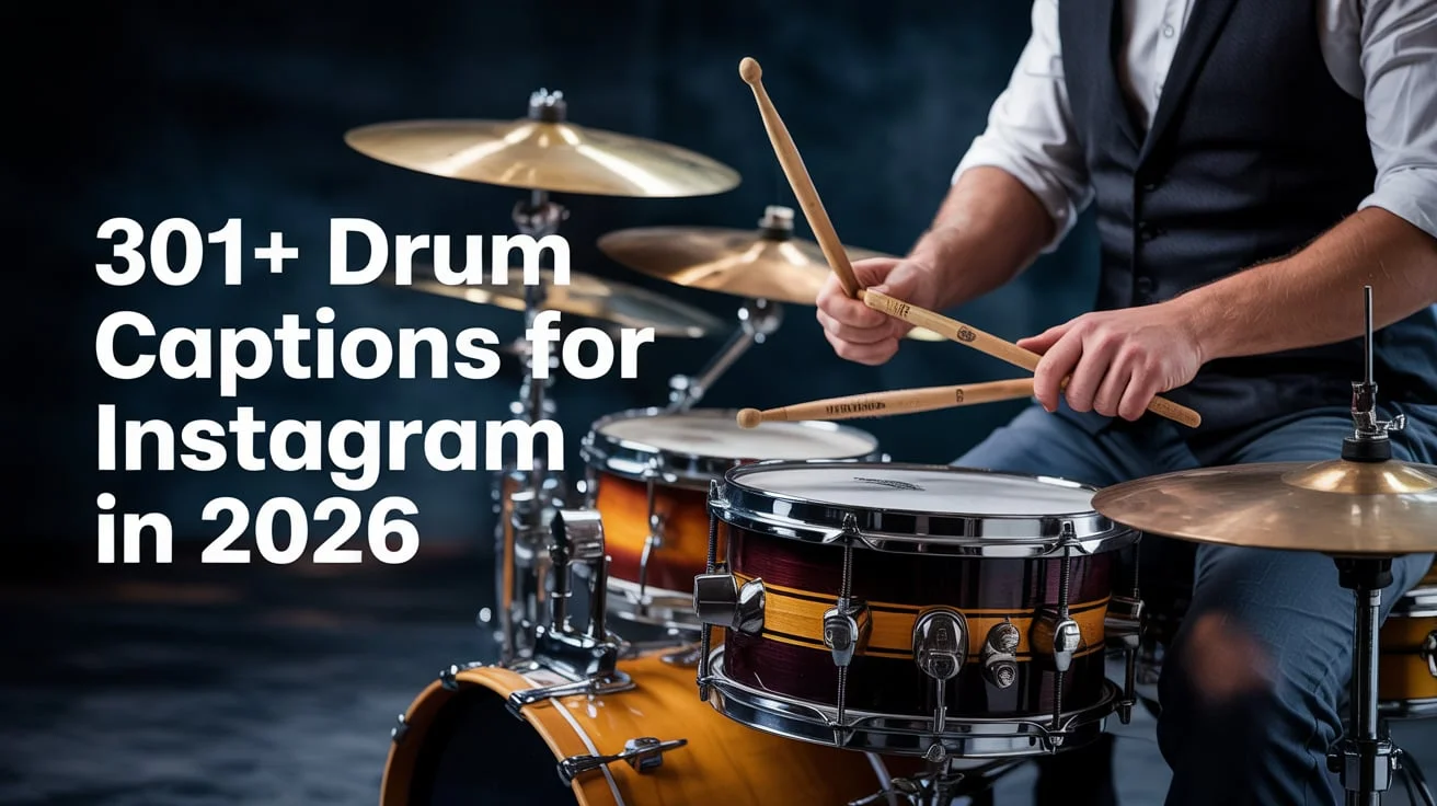 Drum Captions for Instagram