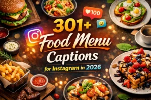 Food Menu Captions for Instagram