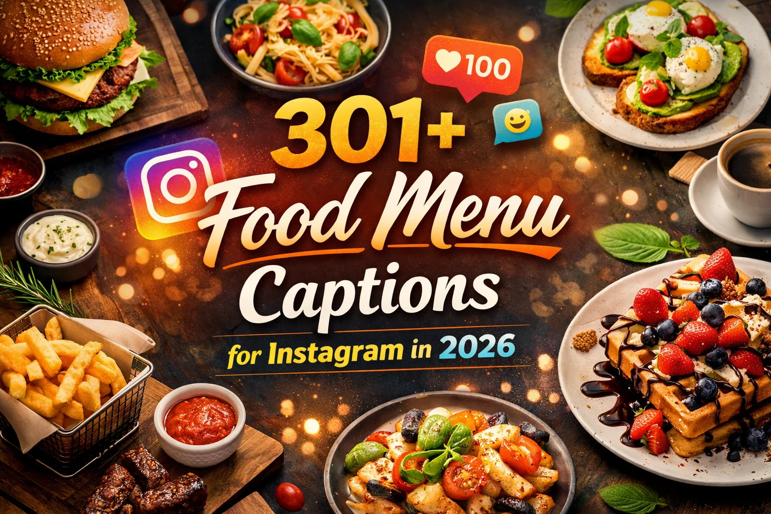 Food Menu Captions for Instagram