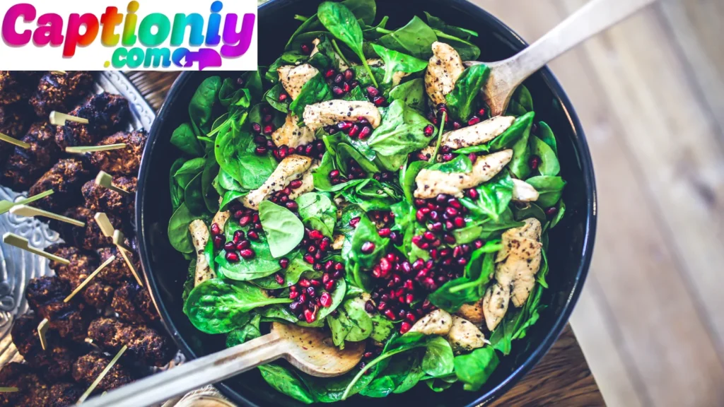 Green Salad Captions