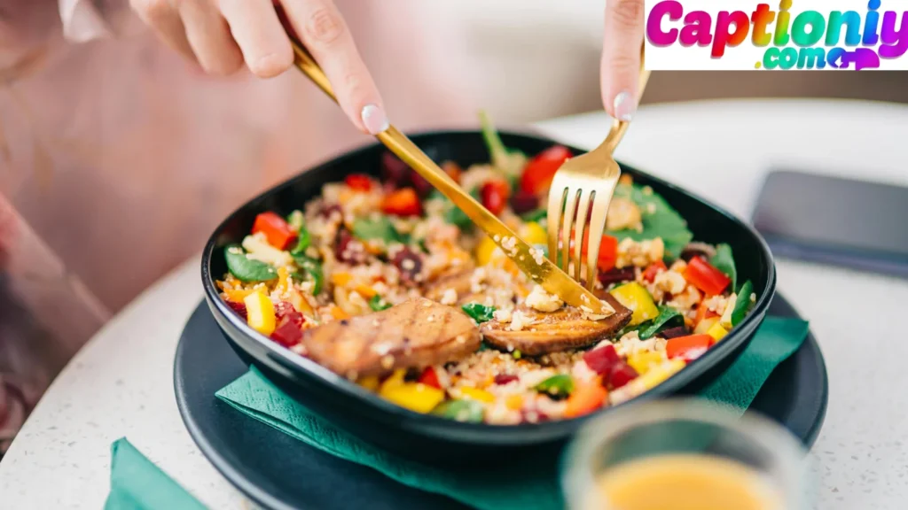 Healthy & Fresh Food Captions