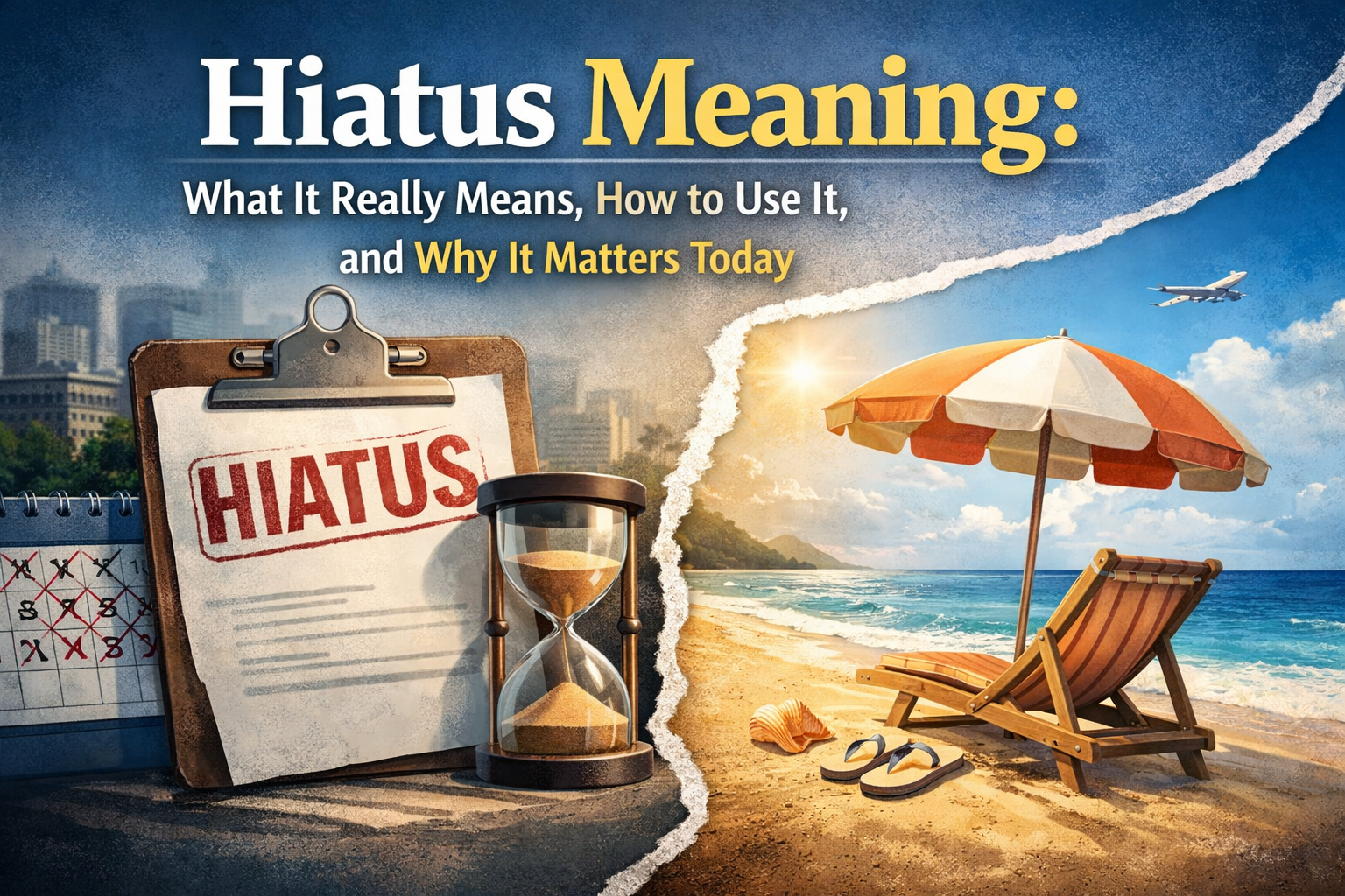 Hiatus Meaning