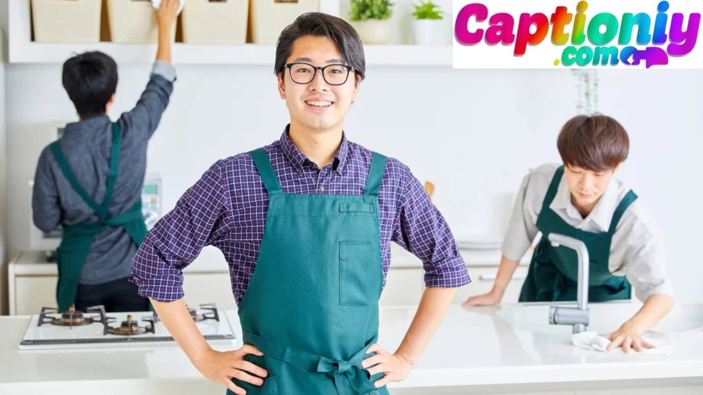 Home Kitchen Apron Captions