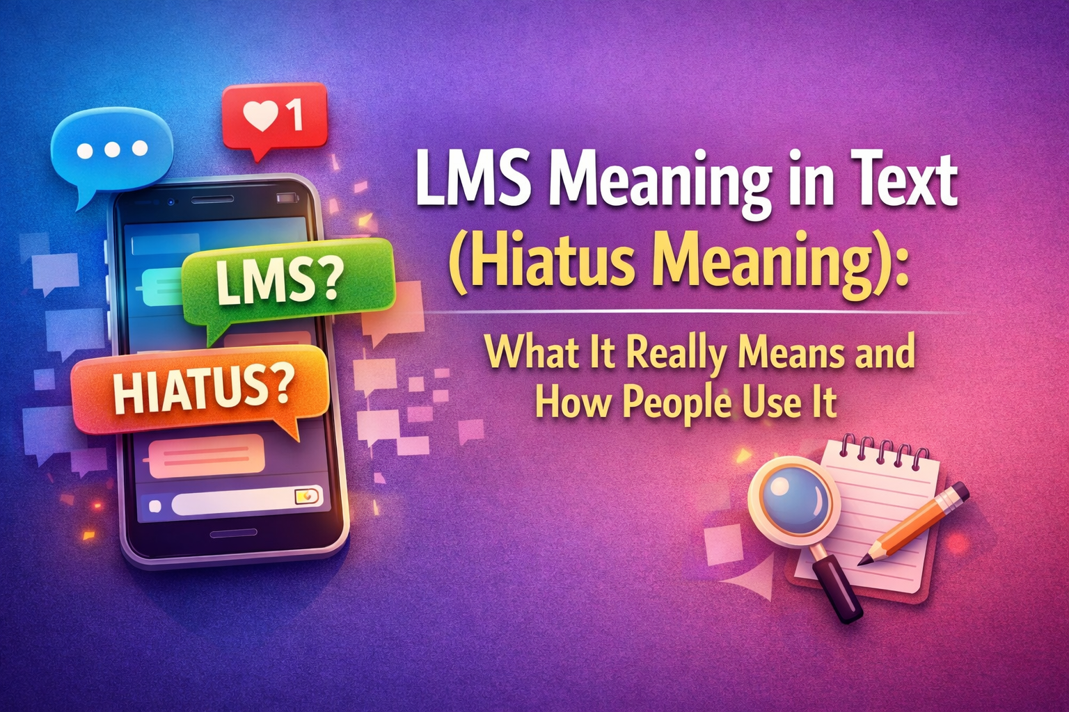 LMS Meaning in Text (Hiatus Meaning