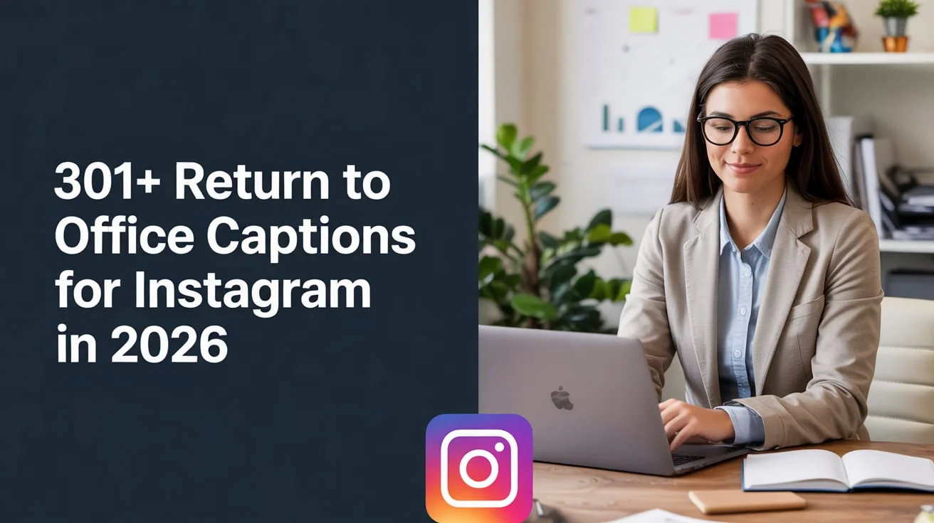 Return to Office Captions for Instagram