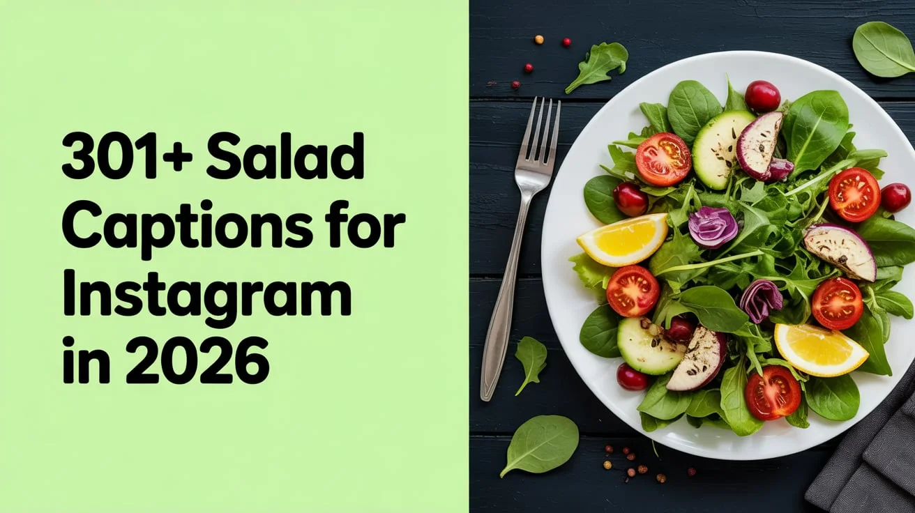 Salad Captions for Instagram