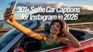 Selfie Car Captions for Instagram