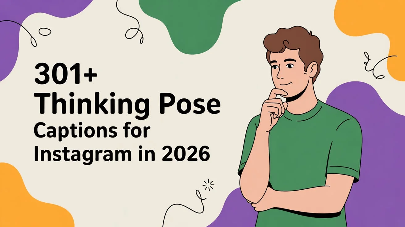 Thinking Pose Captions for Instagram