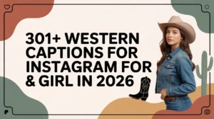 Western Captions for Instagram for Girl