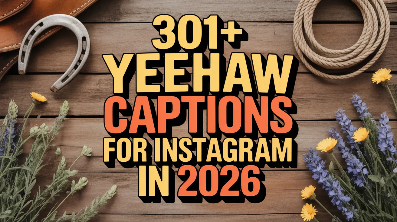 Yeehaw Captions for Instagram