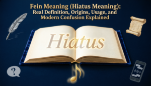 Fein Meaning (Hiatus Meaning)